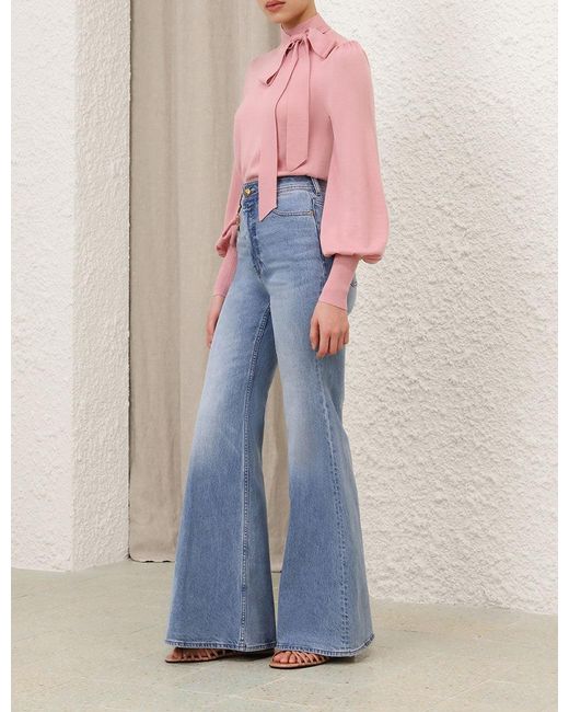Zimmermann Blue Flare Jean