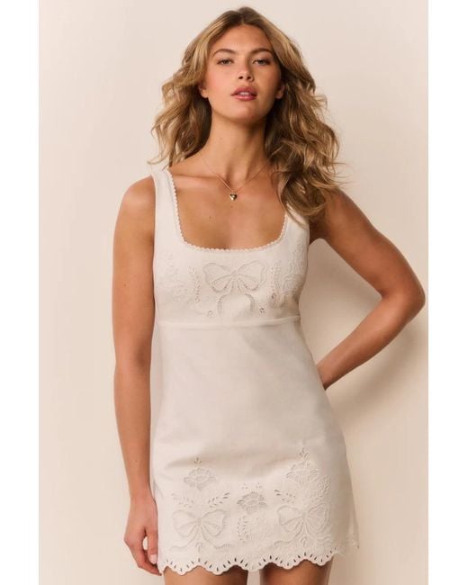 LoveShackFancy White Fable Dress