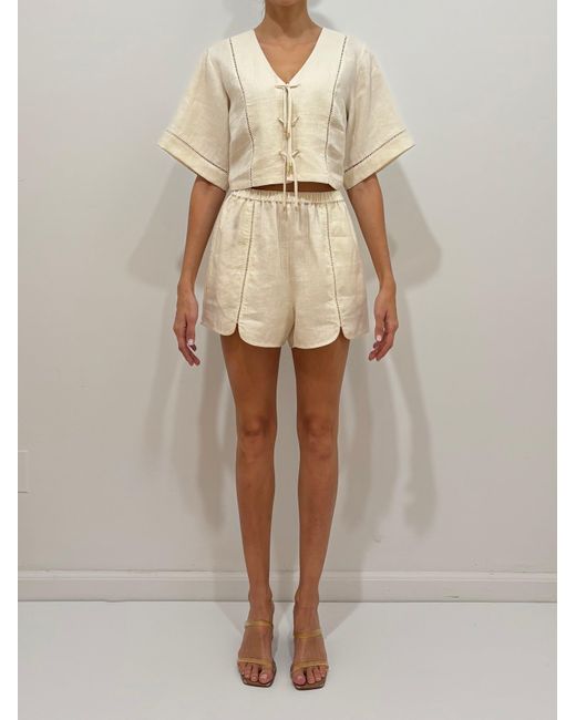 Hevron Natural Clover Shorts