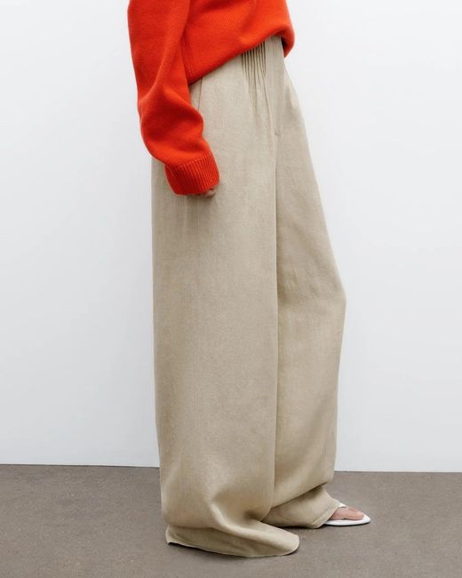 Twp Red Mini Pleat Trouser