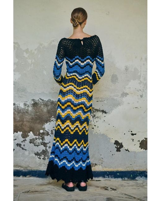 Escvdo Blue Sumac Maxi Dress (Final Sale)