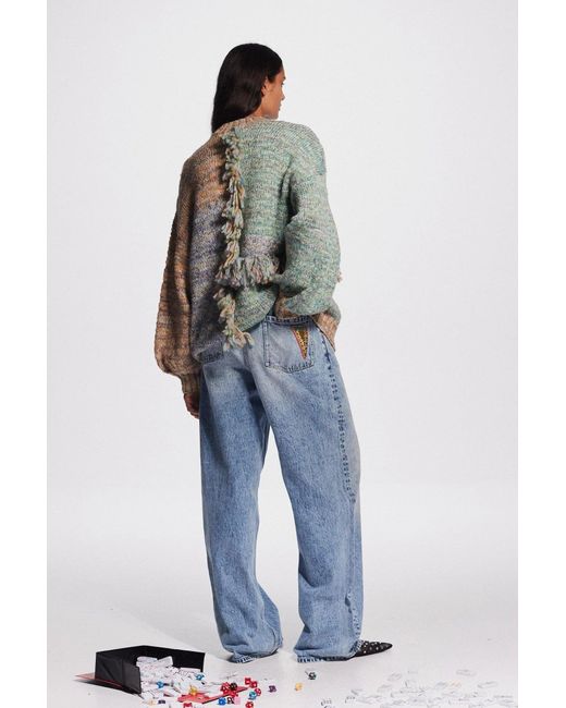 ALÉMAIS Blue Razzle Sweater