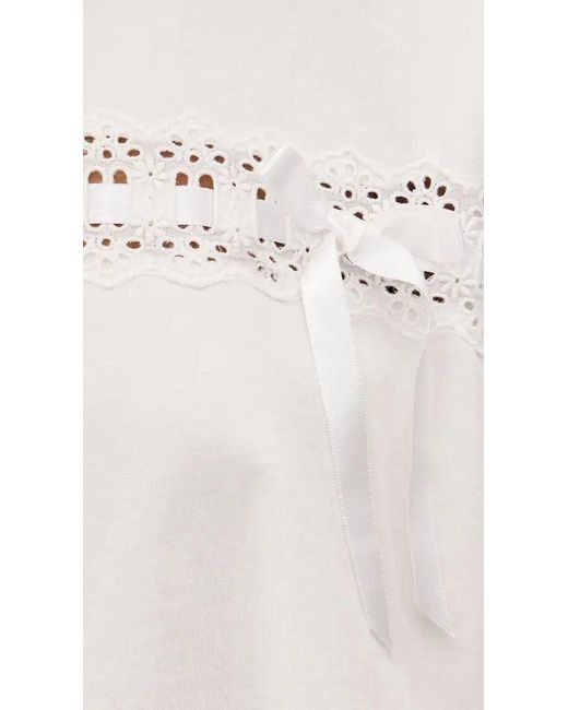 LoveShackFancy Blue Mirelda Tee