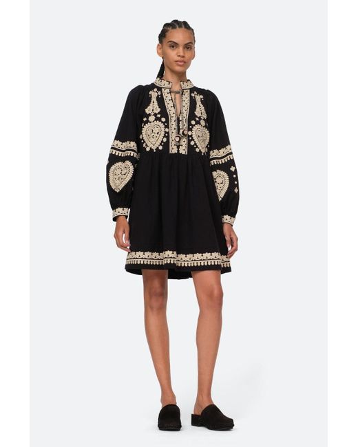Holly Soutache Long Sleeve Dress 