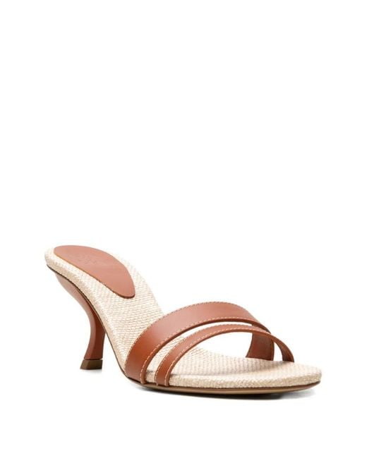 Gia Borghini Pink Marie Raffia