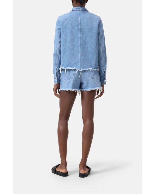 Closed Blue Short Jacket