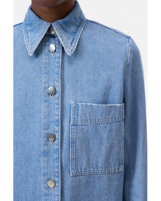 Closed Blue Short Jacket