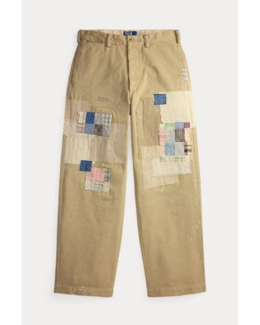 Polo Ralph Lauren Natural The Big Patchwork Chino for men