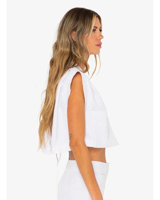JBQ White Preen Top