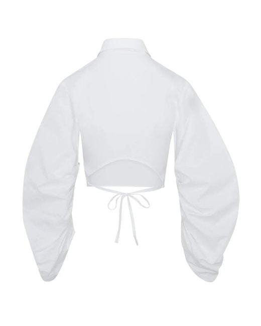 Hevron White Raquel Top