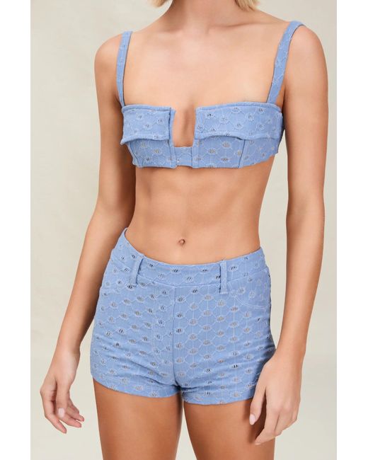 Devon Windsor Blue Chriselle Top