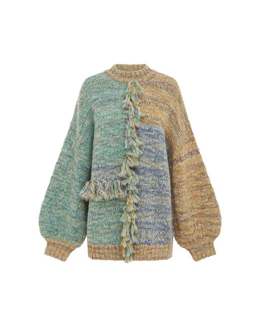 ALÉMAIS Blue Razzle Sweater