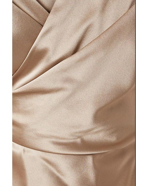 The Sei Natural Drop Sleeve Wrap Blouse