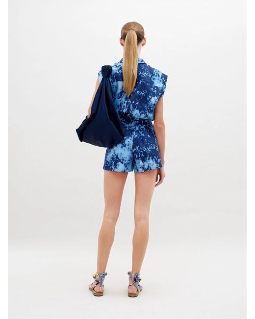 Silvia Tcherassi Blue Giorgio Short