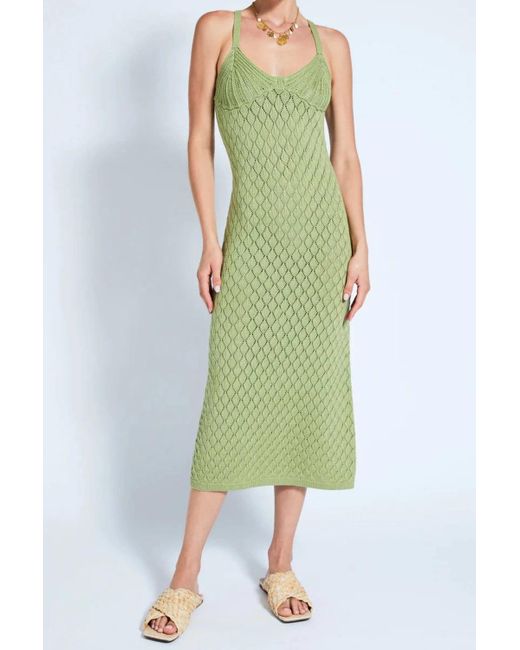 Devon Windsor Synthetic Atlas Dress in Sage (Green) Lyst