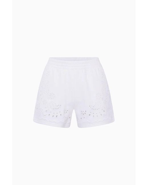 LoveShackFancy Natural Abrah Shorts