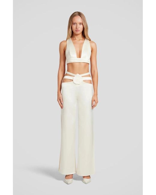 Violante Nessi White Adele Top