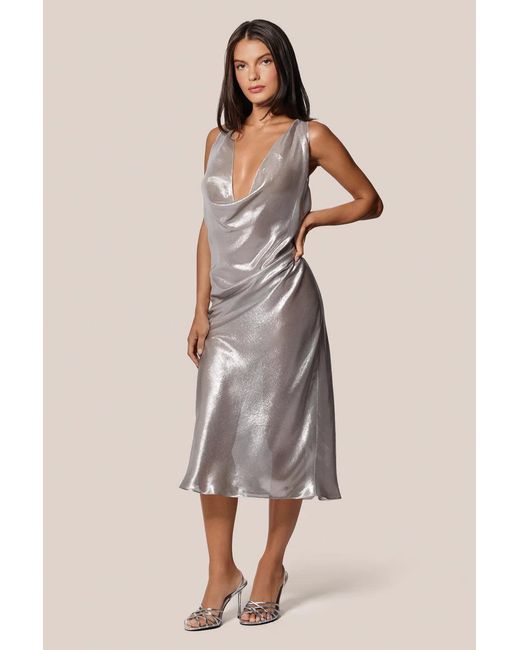 Kiki de Montparnasse Women's Natural Le Disco Cowl Midi Dress -  www.ice4pros.com.br