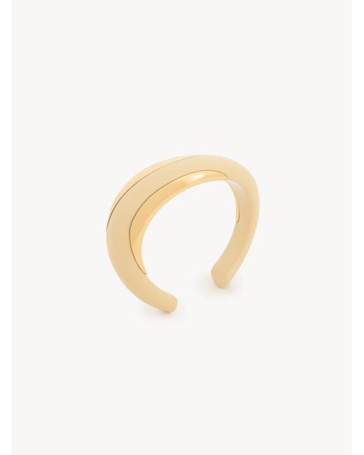 Chloé White The Chloé Glaze Cuff