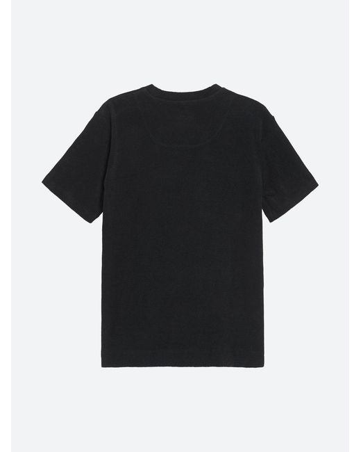 Oas Gray Solid Terry Tee for men