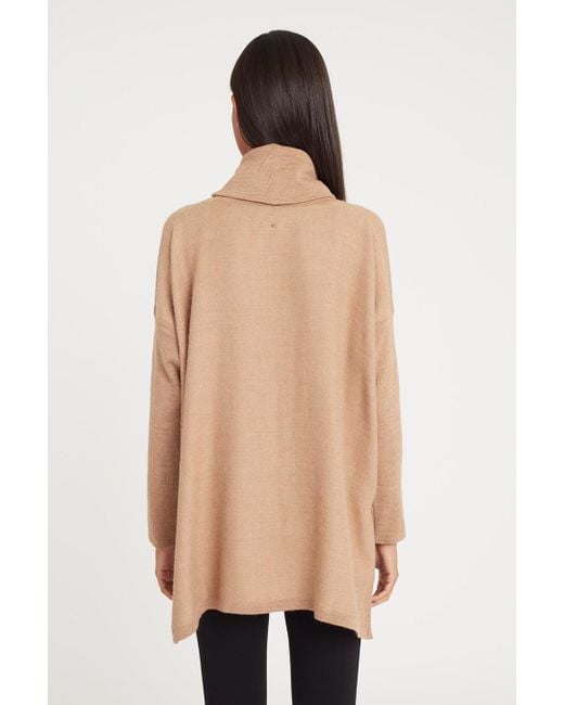 cuyana baby alpaca oversized turtleneck sweater