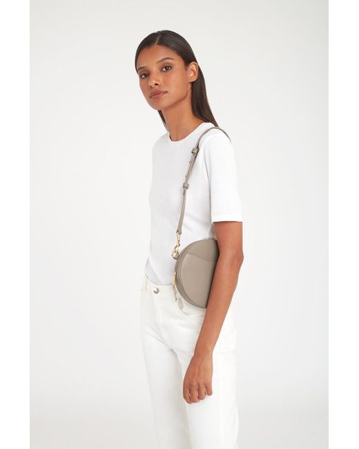 Cuyana Leather Mini Circle Belt Bag | Lyst