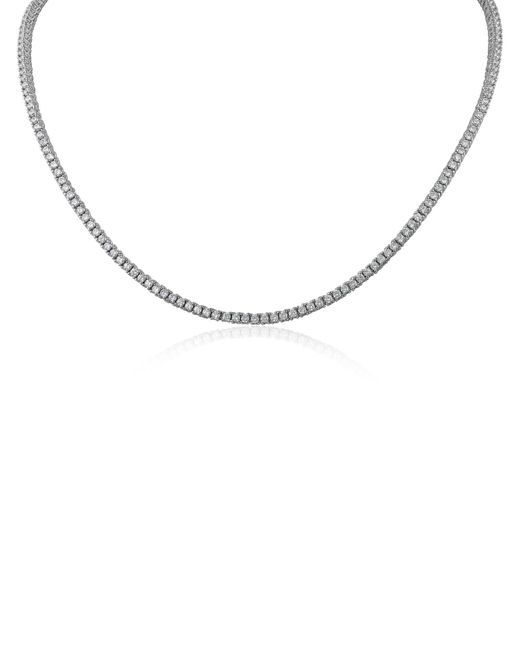 CZ by Kenneth Jay Lane 2mm Round Tennis 