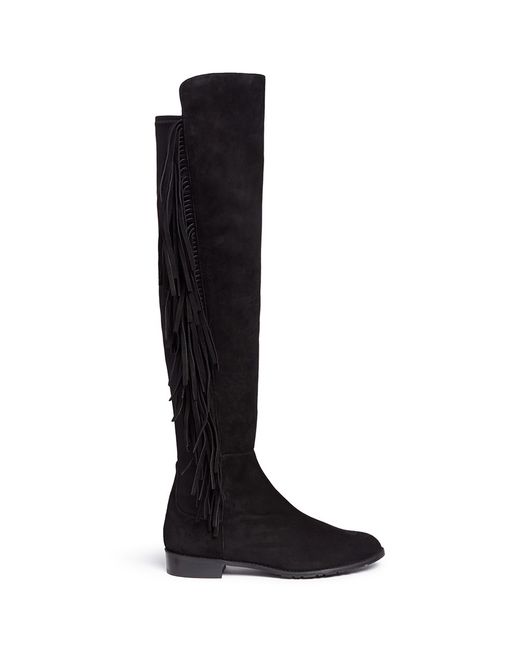 Stuart Weitzman 'mane' Scuba Jersey 