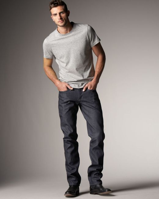 Naked  Famous Weirdguy Indigo Selvage Jeans In Blue For -5192