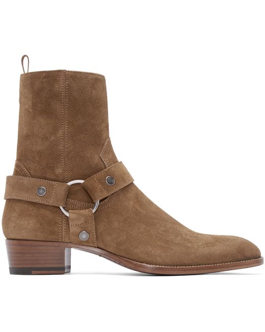 wyatt tan apron boot