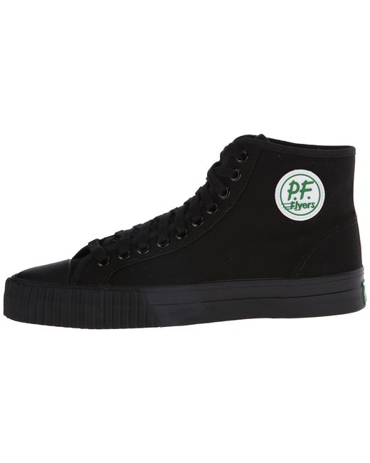 pf flyers black and white
