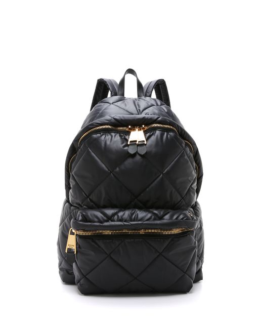 Moschino Oversized Quilted Backpack - Black