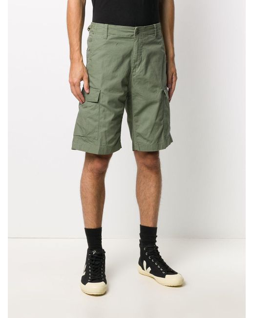 Carhartt Green Cargo Shorts Camo