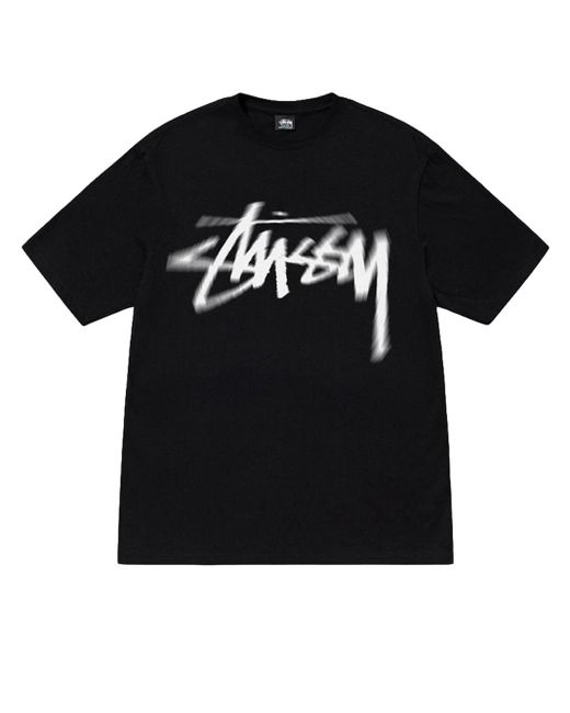 Stussy Black Dizzy Stock T-shirt