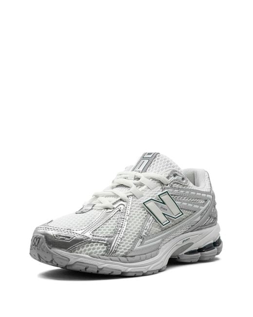 New Balance White 1906r Sneakers Silver In Leather