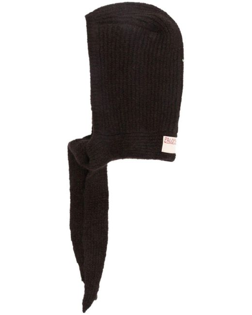 Paloma Wool Black Chunky-knit Hat