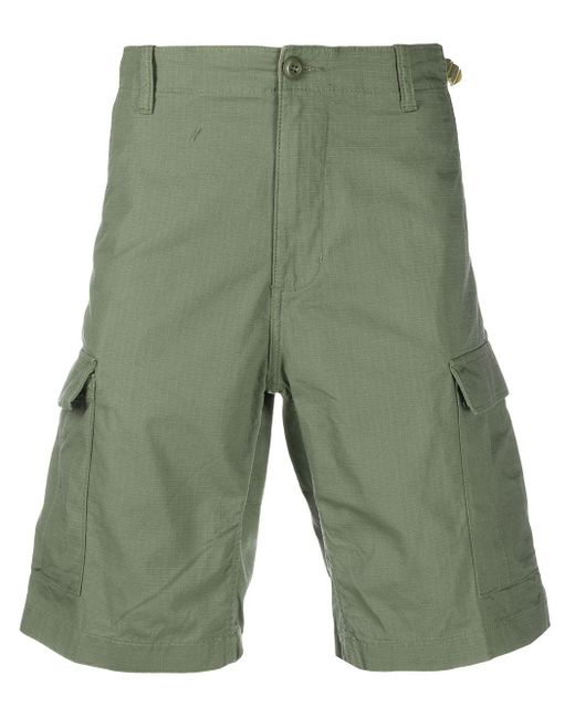 Carhartt Cargo Shorts Men Green Camo In Cotton