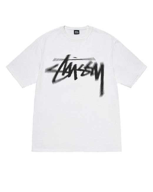 Stussy Dizzy Stock T-shirt White In Cotton for men