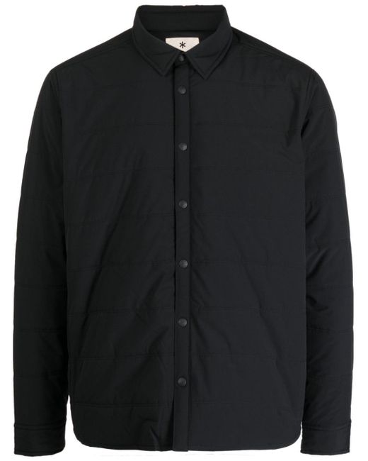 Snow Peak Black Insulated Button-up Shirt for men
