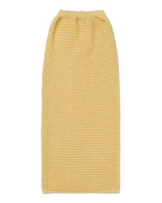 Paloma Wool Yellow Moon Skirt Yelloe In Cotton