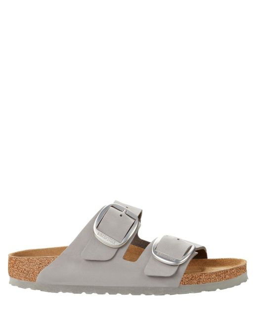 birkenstock white arizona big buckle