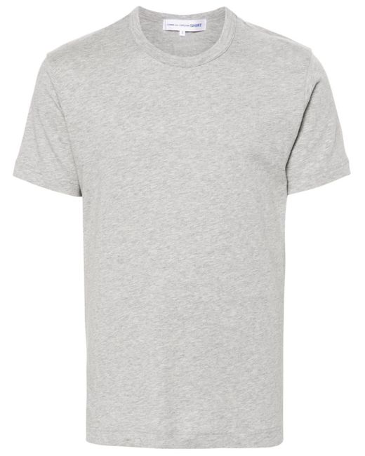 Comme des Garçons Black Back Print T-shirt Men Grey In Cotton