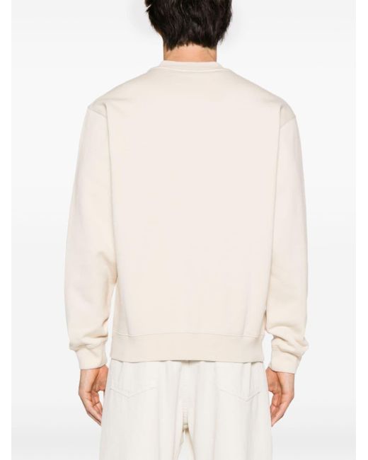 Jacquemus Natural Le Sweatshirt Gros Grain Sweatshirt Beige In Cotton
