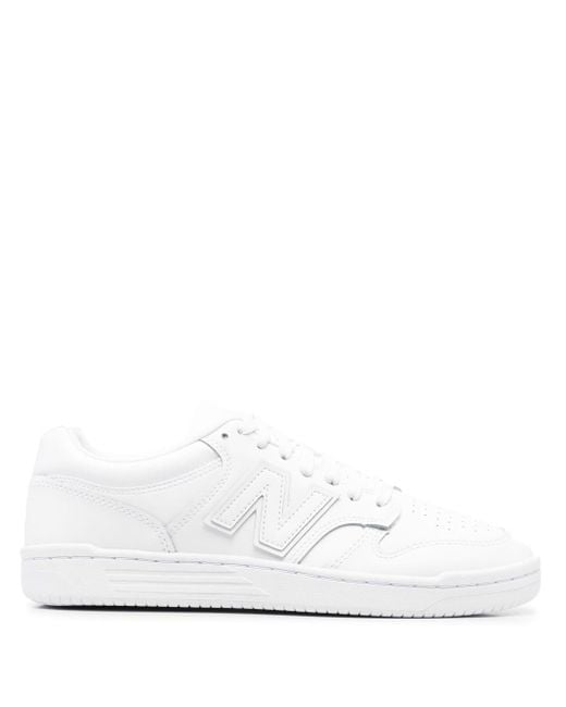 New Balance 480 Lowtop Sneakers in White Lyst