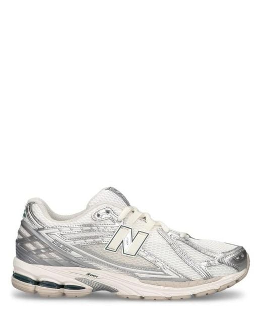 New Balance White 1906r Sneakers Silver In Leather