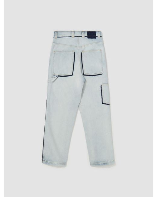 Maison Margiela White Japanese Denim Jeans for men