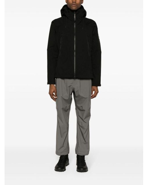 C P Company Pro-tek Hooded Jacket Black In Polyester for men