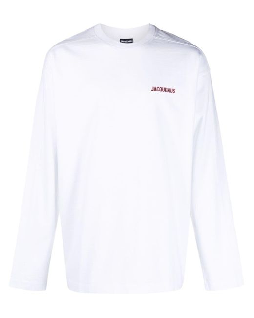 Jacquemus White Logo-print Sweatshirt for men