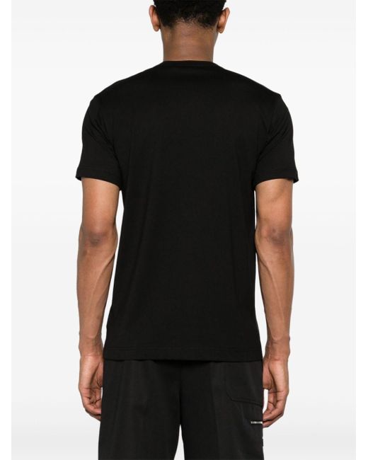 Comme des Garçons Printed T-shirt Men Black In Cotton