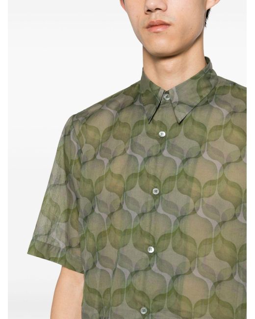 Dries Van Noten Green Clasen Shirt for men
